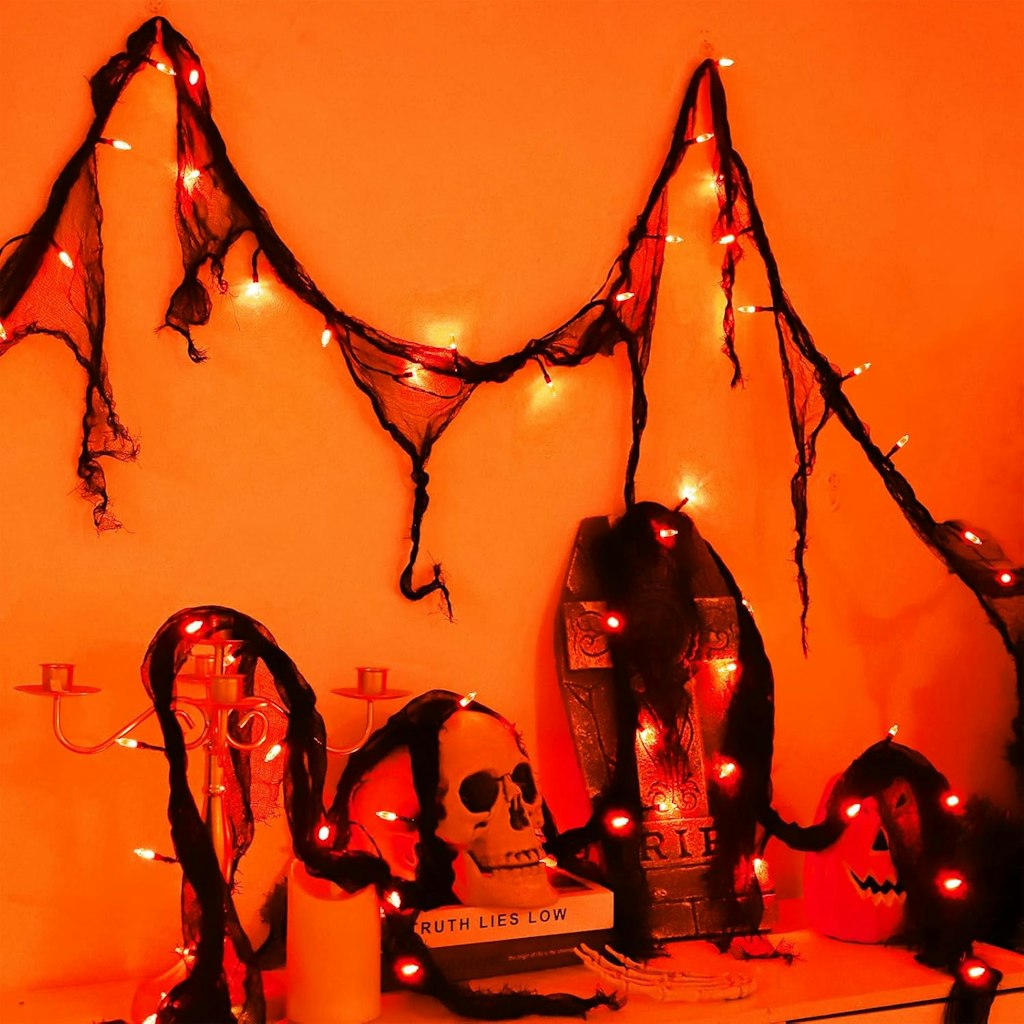 9.9-Foot Halloween Fairy String Lights: $6.19