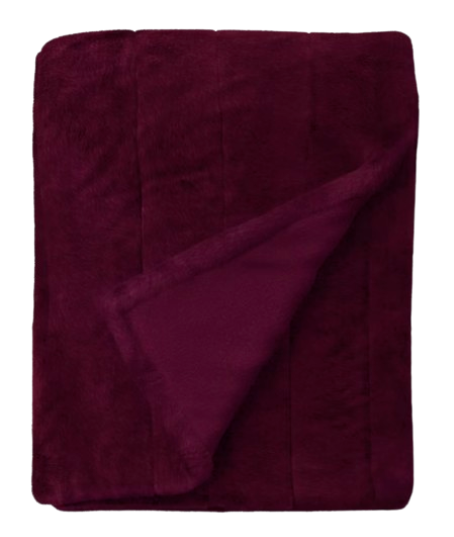 Threshold Channel Faux Fur Throw: $15 Threshold Channel Faux Fur Throw: $15