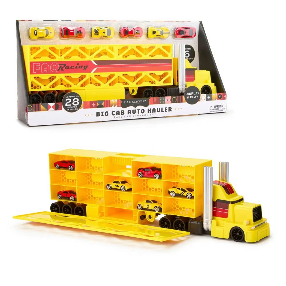 FAO Schwarz Big Cab Auto Hauler: $9.99 FAO Schwarz Big Cab Auto Hauler: $9.99