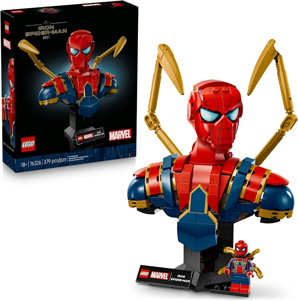 LEGO Marvel Iron Spider-Man Bust: $48 LEGO Marvel Iron Spider-Man Bust: $48
