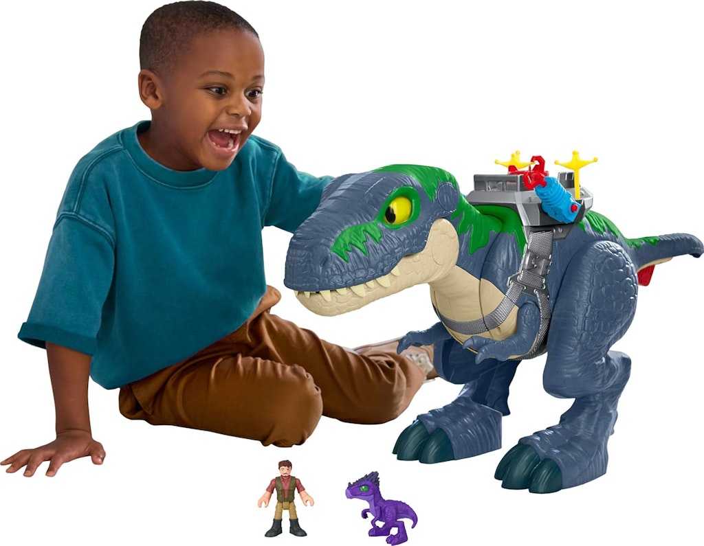 Fisher-Price Imaginext Jurassic World Rebirth Ultimate Action Chomp T. Rex: $50