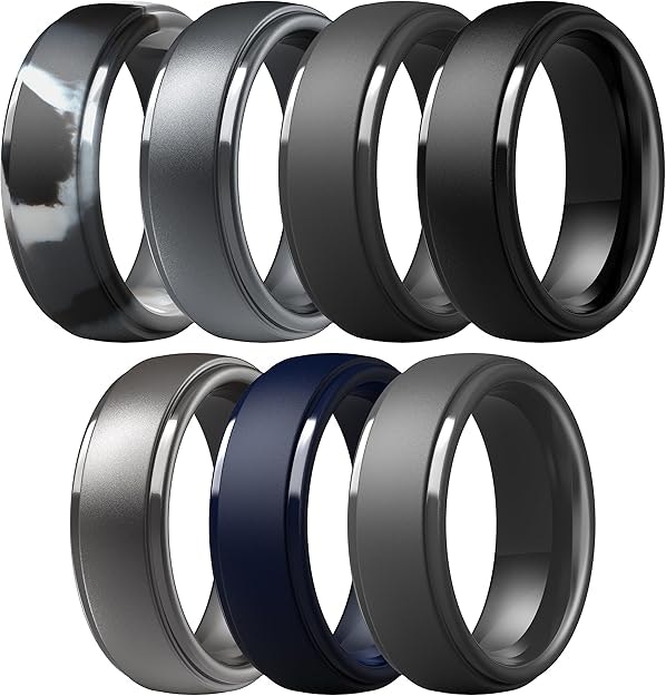 Men's Silicone Ring 7-Pack: $6.99