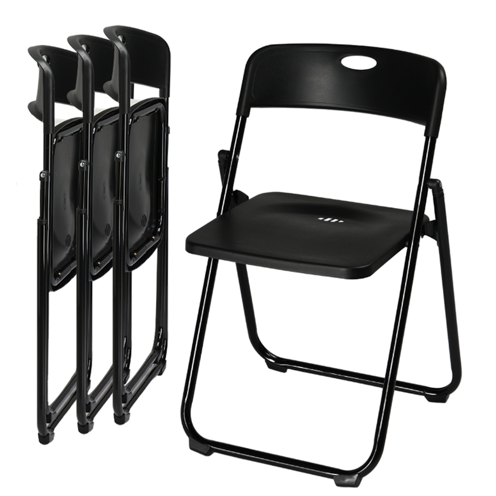 Set of 4 Commercial Folding Chairs: $48