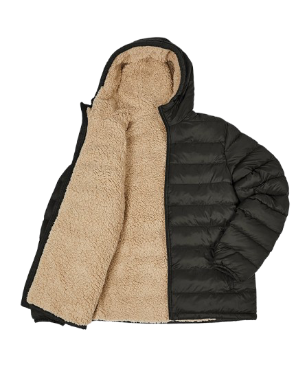 32 Degrees Men's Sherpa-Lined Hoodie Jacket: $30 32 Degrees Men's Sherpa-Lined Hoodie Jacket: $30
