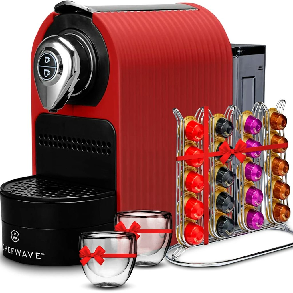 ChefWave Espresso Machine for Nespresso Capsules: $74.99 ChefWave Espresso Machine for Nespresso Capsules: $74.99
