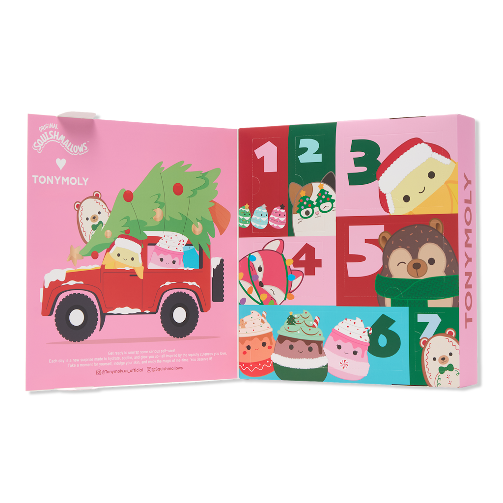 Tonymoly Squishmallows 7-Day Holiday Advent Calendar: $18 Tonymoly Squishmallows 7-Day Holiday Advent Calendar: $18