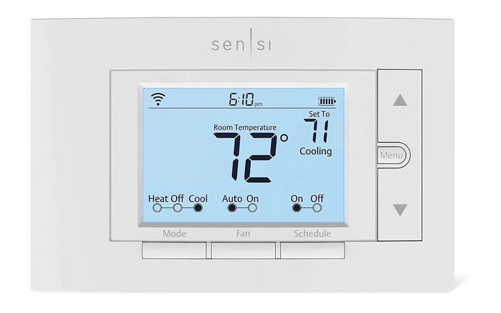 Sensi Smart Programmable Wi-Fi Thermostat: $81.99 Sensi Smart Programmable Wi-Fi Thermostat: $81.99