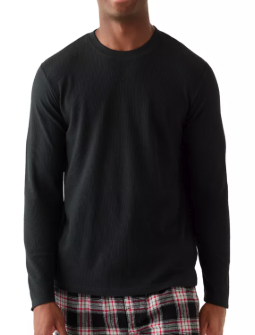 Crown & Ivy Men's Waffle Crewneck: $16