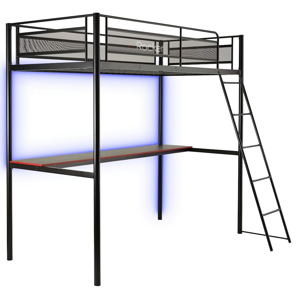 X Rocker HQ Gaming Bunk Bed with LED Lighting: $115.98 X Rocker HQ Gaming Bunk Bed with LED Lighting: $115.98
