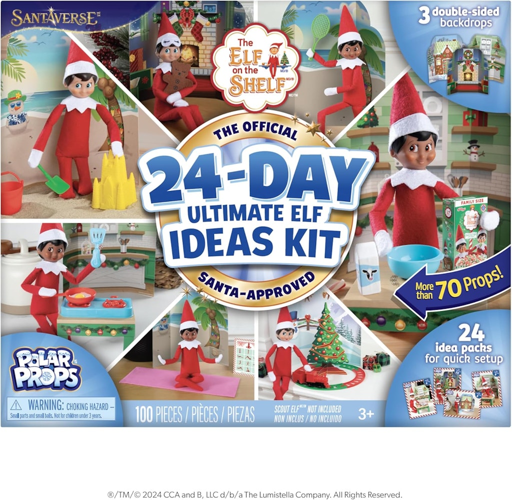 The Elf on The Shelf Polar Props 24-Day Ultimate Elf Ideas Kit: $39.96 The Elf on The Shelf Polar Props 24-Day Ultimate Elf Ideas Kit: $39.96