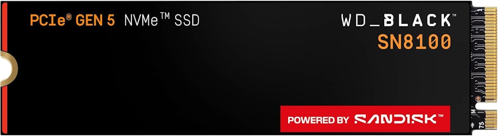 WD_BLACK 1TB SN8100 Gen 5 PCIe NVMe Internal Solid State Drive: $139.99 WD_BLACK 1TB SN8100 Gen 5 PCIe NVMe Internal Solid State Drive: $139.99