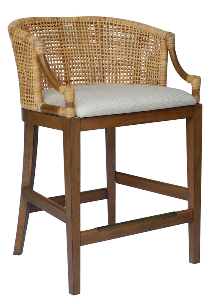 Martha Stewart Playa 25" Handcrafted Rattan & Wood Counter Stool: $284, or 2 for $426 Martha Stewart Playa 25" Handcrafted Rattan & Wood Counter Stool: $284, or 2 for $426