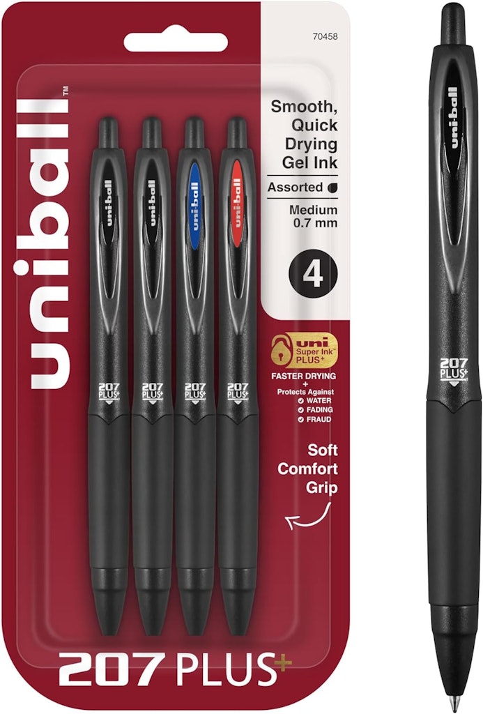 uni-ball 207 Plus Assorted Gell Pen 4-Pack: $3.51 via Sub & Save