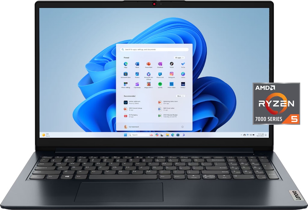Lenovo Ideapad 1 Ryzen 5 15.6" Laptop: $280
