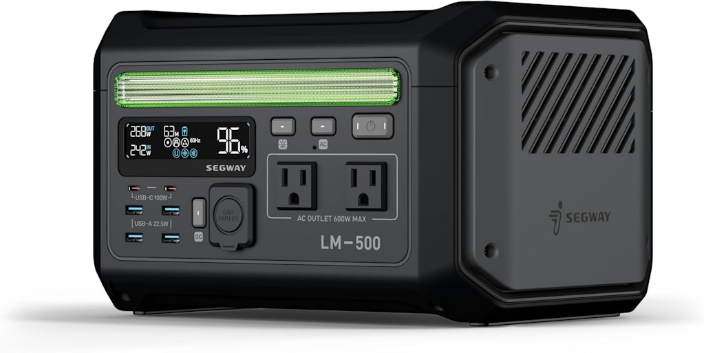 Segway Lumina 500 512Wh Portable Power Station: $153