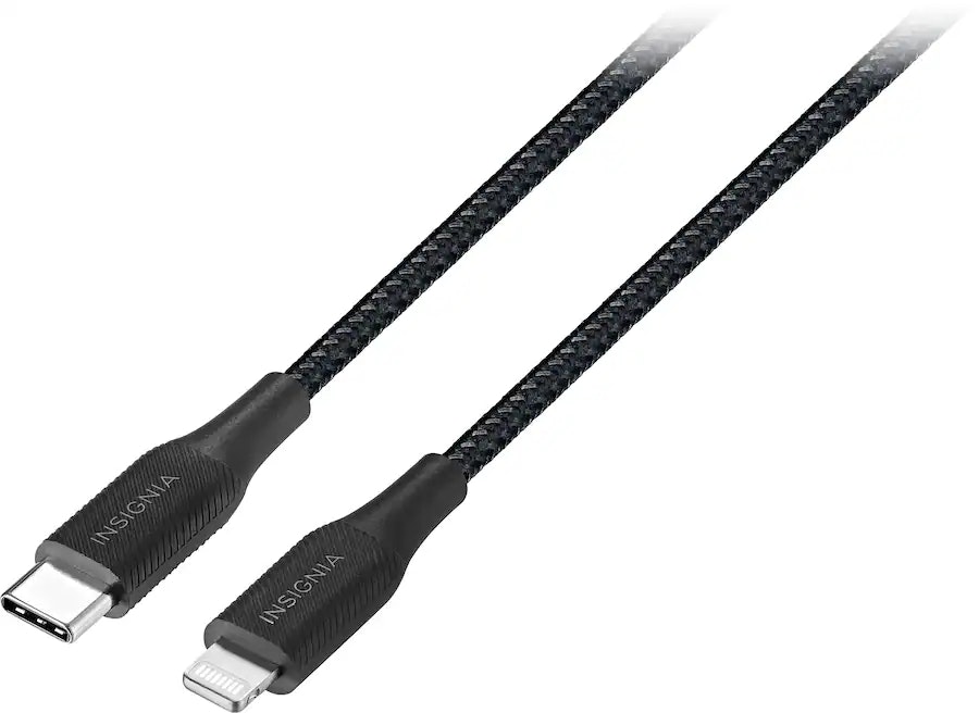 Insignia 6-Foot Lightning to USB-C Charge-and-Sync Cable : $6 Insignia 6-Foot Lightning to USB-C Charge-and-Sync Cable : $6