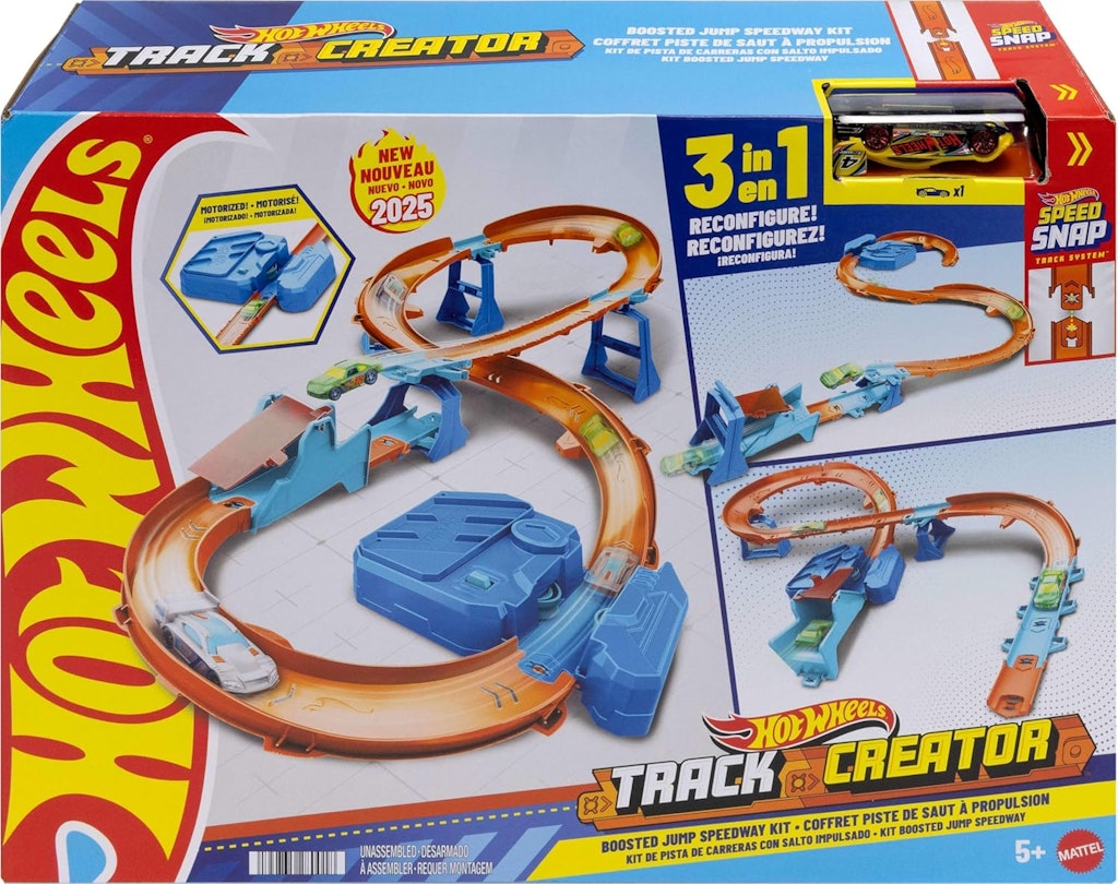 Hot Wheels Track Creator Boosted Jump Speedway Kit: $27.29