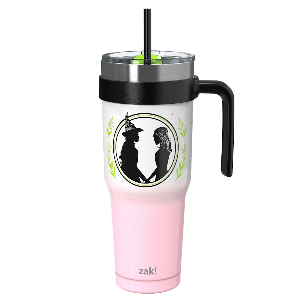 Zak Designs 40-oz. Stainless Steel Halloween Tumbler w/ Straw: $4.99 Zak Designs 40-oz. Stainless Steel Halloween Tumbler w/ Straw: $4.99