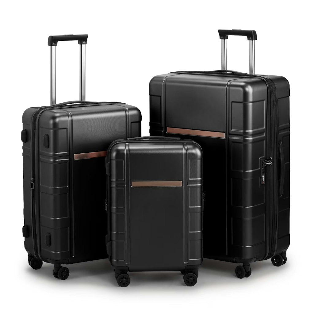 Zimtown 3-Piece Expandable Hardcase Luggage: $89.99 Zimtown 3-Piece Expandable Hardcase Luggage: $89.99