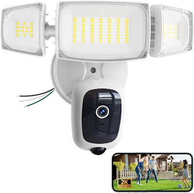 Olafus 55W 2K QHD Outdoor Floodlight & Security Camera for $33 w/ Prime + free shipping w/ Prime