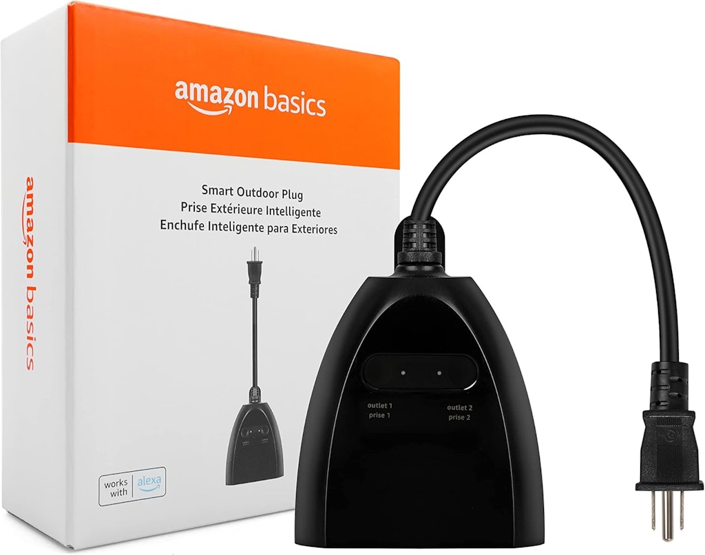 Amazon Basics 2-Outlet Outdoor Smart Plug: $17