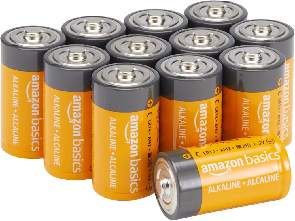 Amazon Basics C Batteries 12-Pack: $8.07 via Sub & Save Amazon Basics C Batteries 12-Pack: $8.07 via Sub & Save