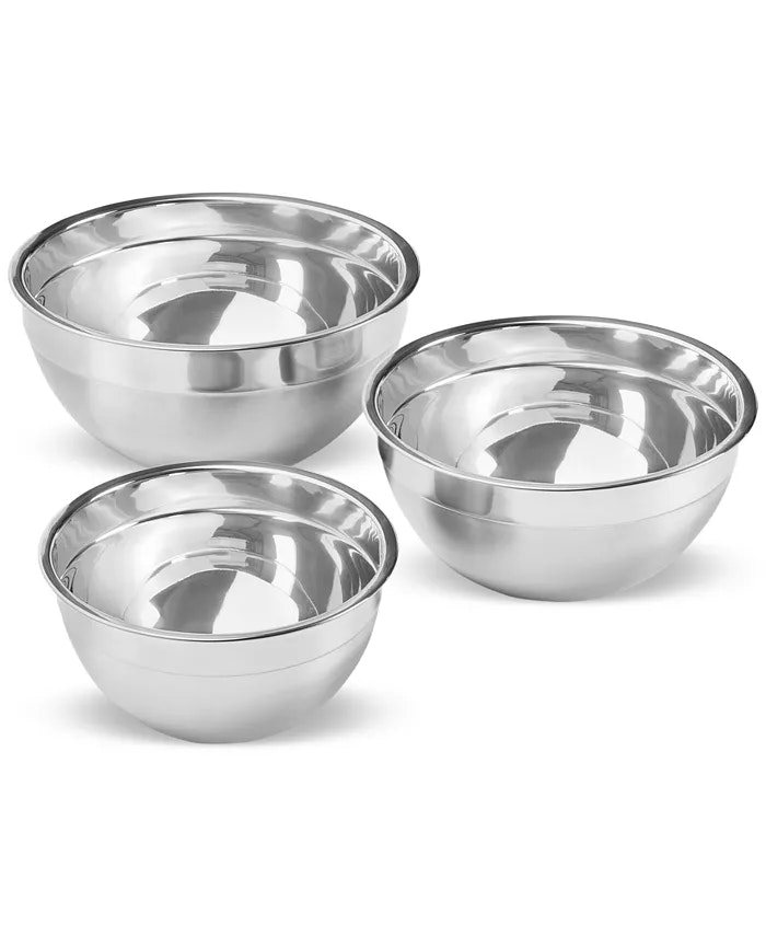 Arch Studio 3-Piece Stainless Steel Mixing Bowl Set: $19 Arch Studio 3-Piece Stainless Steel Mixing Bowl Set: $19