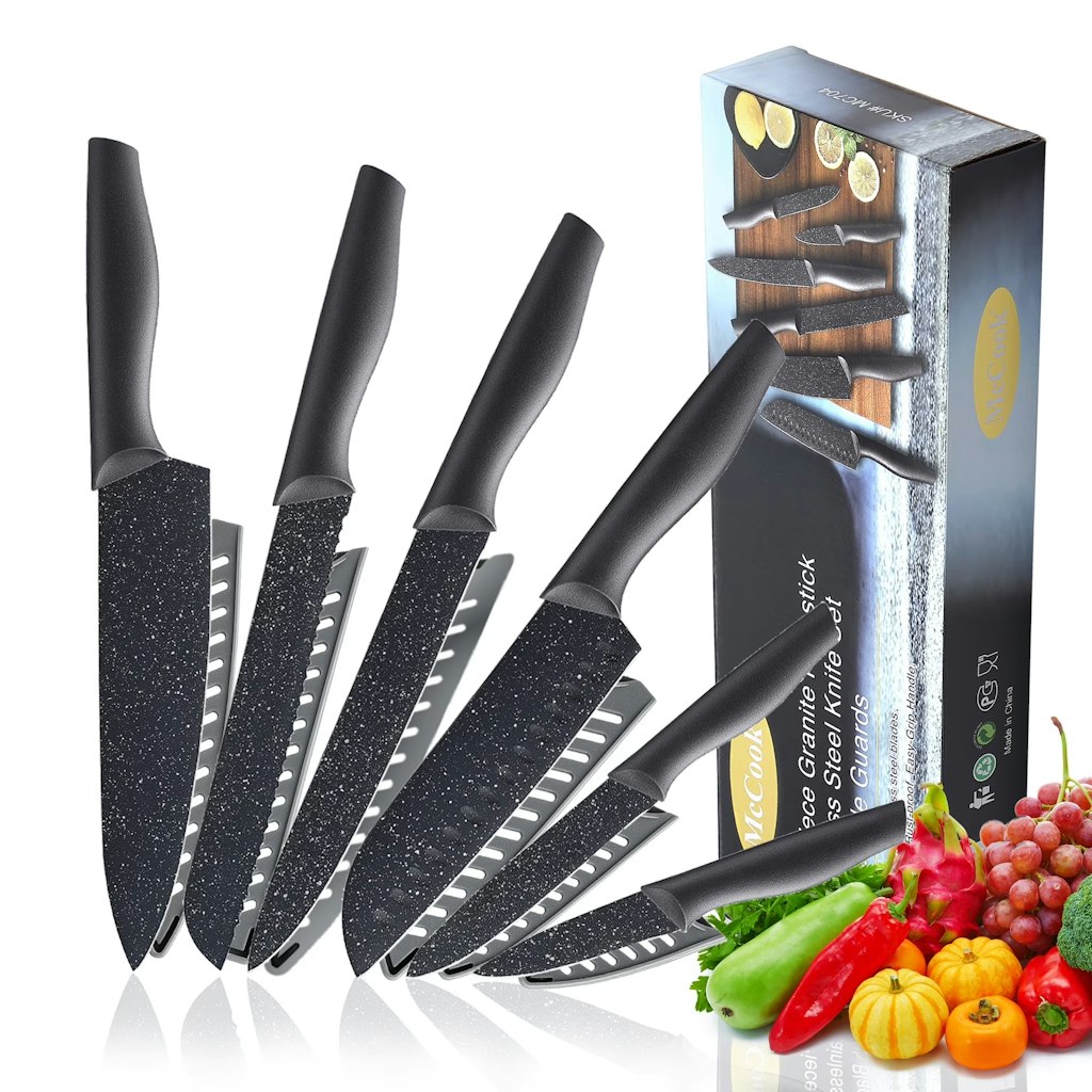 McCook 12-Piece Granite Kitchen Knife Set: $11 McCook 12-Piece Granite Kitchen Knife Set: $11