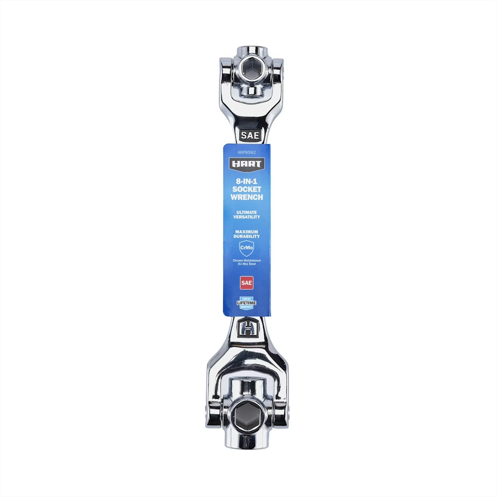 Hart 8-in-1 SAE Socket Wrench: $14.88 Hart 8-in-1 SAE Socket Wrench: $14.88