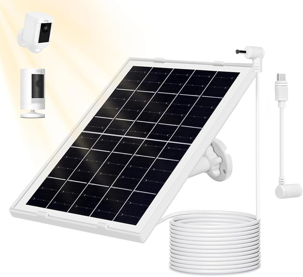 Ring Camera Solar Panel Charger: $9.49