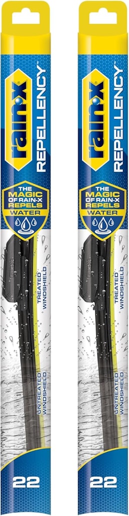 Rain-X Water Repellent 22" Windshield Wiper Blades 2-Pack: $32 Rain-X Water Repellent 22" Windshield Wiper Blades 2-Pack: $32