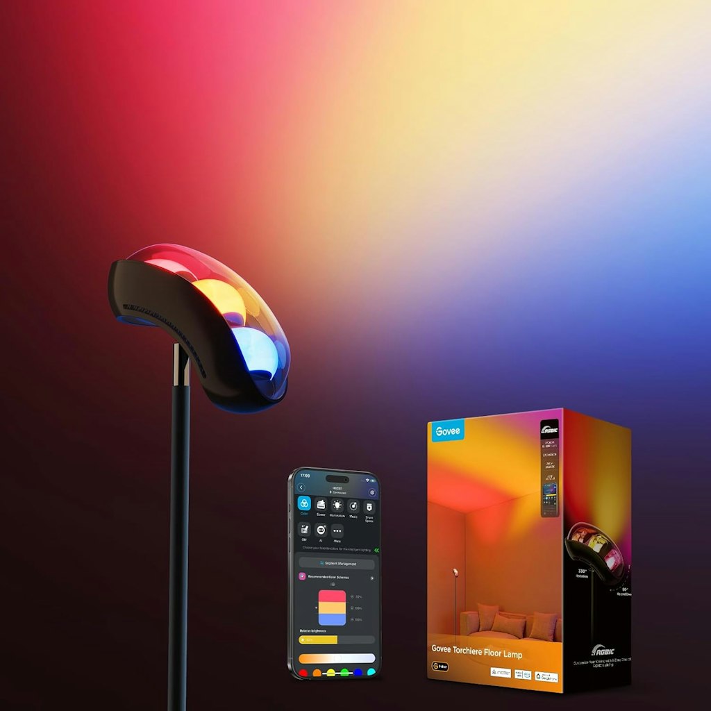 Govee Torchiere 67" RGBIC Matter-Compatible Floor Lamp: $80 Govee Torchiere 67" RGBIC Matter-Compatible Floor Lamp: $80