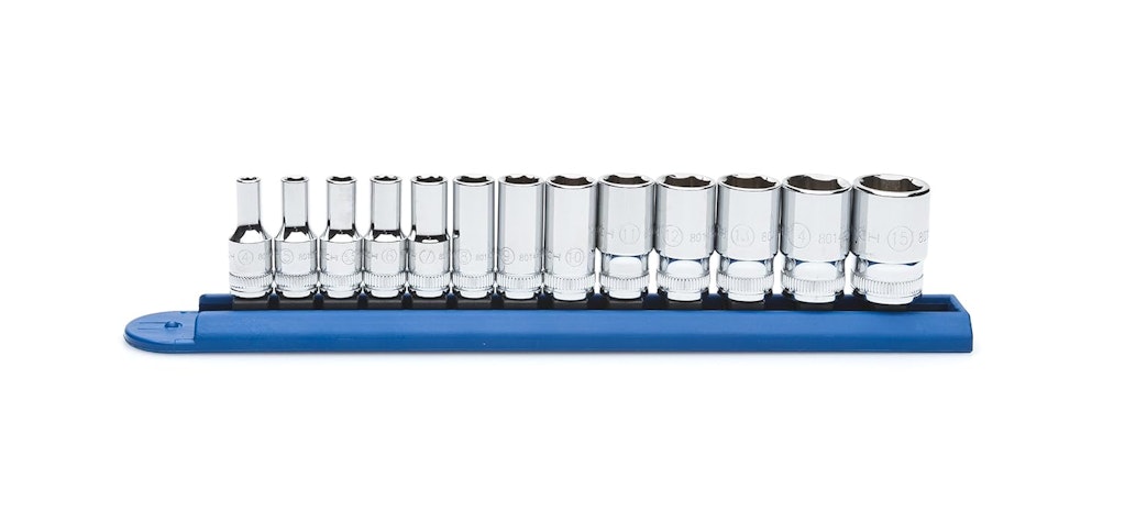 GearWrench 1/4"-Drive 13-Piece Metric Socket Set: $23.40