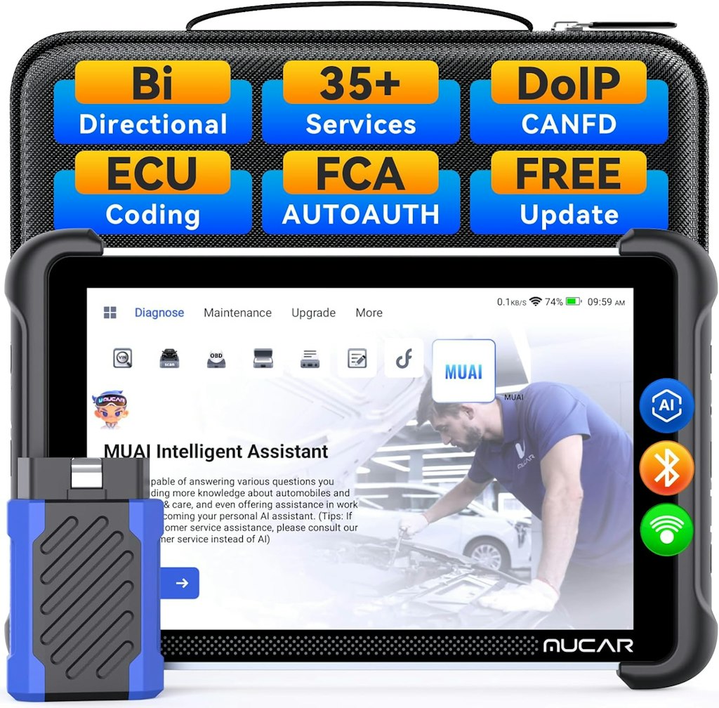 Mucar 892BT AI-Assisted Bidirectional Automotive Diagnostic Scan Tool: $469 w/ Prime Mucar 892BT AI-Assisted Bidirectional Automotive Diagnostic Scan Tool: $469 w/ Prime
