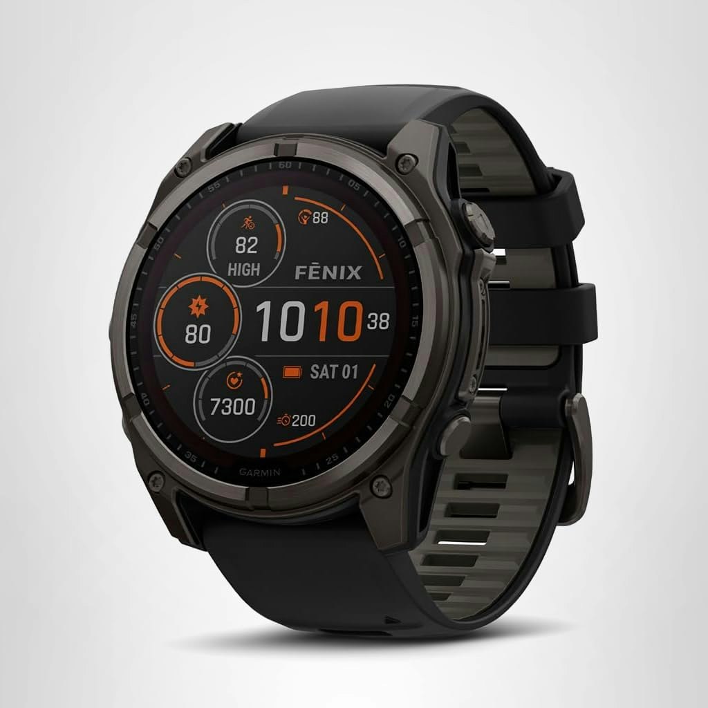Garmin Fenix 8 51 mm Solar Sapphire GPS Smartwatch: $850 Garmin Fenix 8 51 mm Solar Sapphire GPS Smartwatch: $850