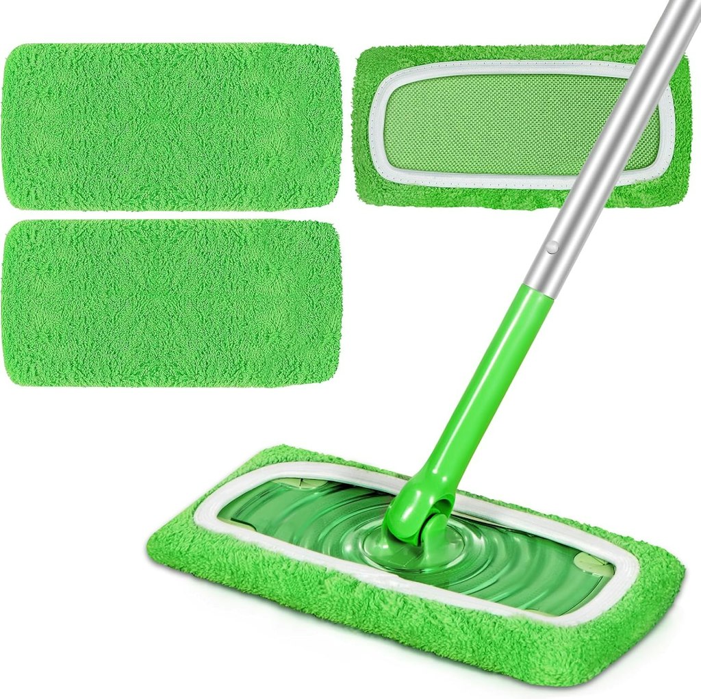 3-Pack Reusable Microfiber Mop Pads: $5.39 3-Pack Reusable Microfiber Mop Pads: $5.39