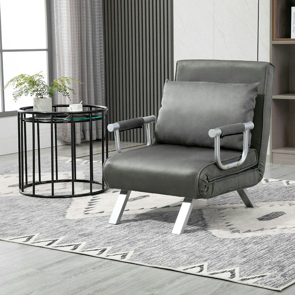 HomCom 5-Position Sleeper Chair: $89