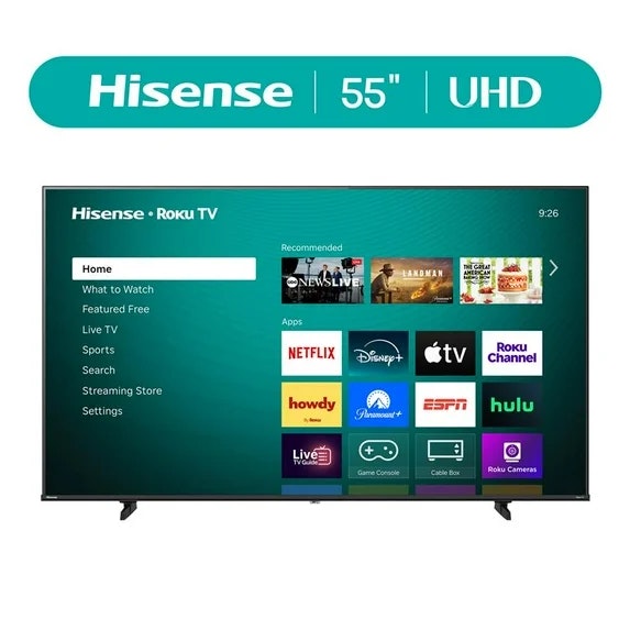 Hisense H5 Series 55" 4K HDR UHD Smart TV: $168