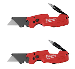 Fastback 6-in-1 Folding Utility Knife w/ General Purpose Blade 2-Pack for $20 + free shipping