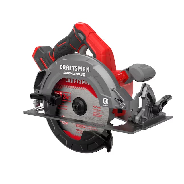 Craftsman V20 RP 20V Max 7-1/4" Brushless Cordless Circular Saw (No Battery): $99 Craftsman V20 RP 20V Max 7-1/4" Brushless Cordless Circular Saw (No Battery): $99