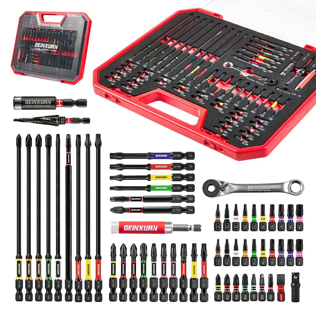 58-Piece Industrial DIY Screwdriver Bit Set: $26