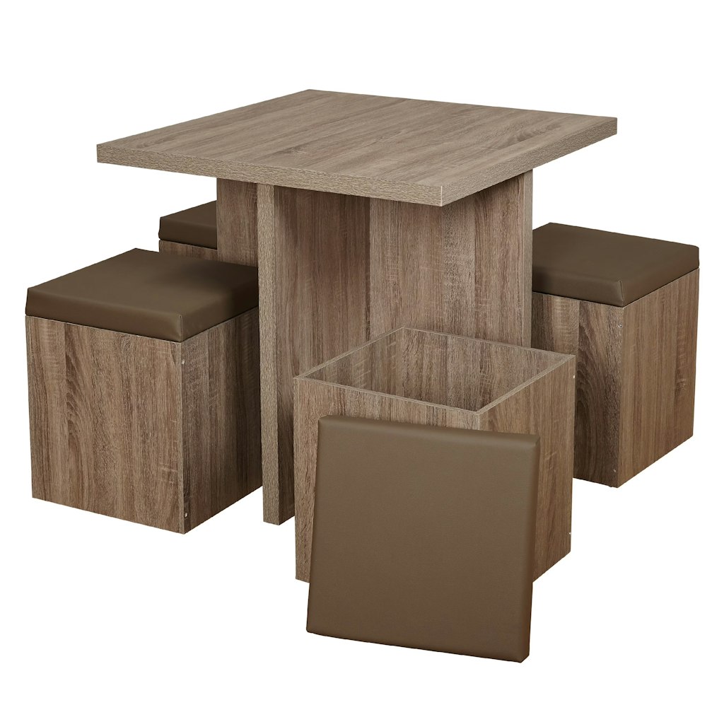 Mainstays Dexter 5-Piece Dining Room/Kitchen Set with Storage Ottoman: $89 Mainstays Dexter 5-Piece Dining Room/Kitchen Set with Storage Ottoman: $89