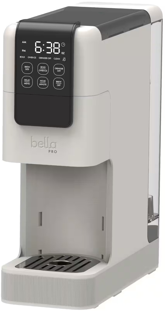 Bella PRO Programmable Single-Serve Coffee Maker w/ Integrated Burr Grinder: $45