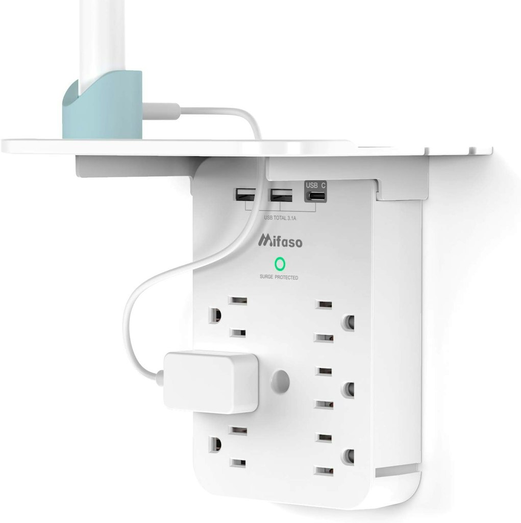 6-Outlet Extender with Surge Protection and USB Ports: $9.98 6-Outlet Extender with Surge Protection and USB Ports: $9.98