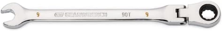GearWrench 9mm Flex Head Ratcheting Wrench: $15.40 GearWrench 9mm Flex Head Ratcheting Wrench: $15.40