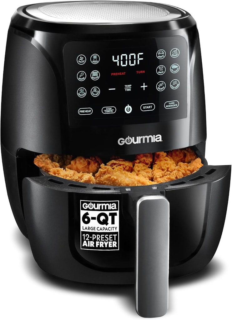 Gourmia 1,500W 6-Quart Digital Air Fryer: $33.99