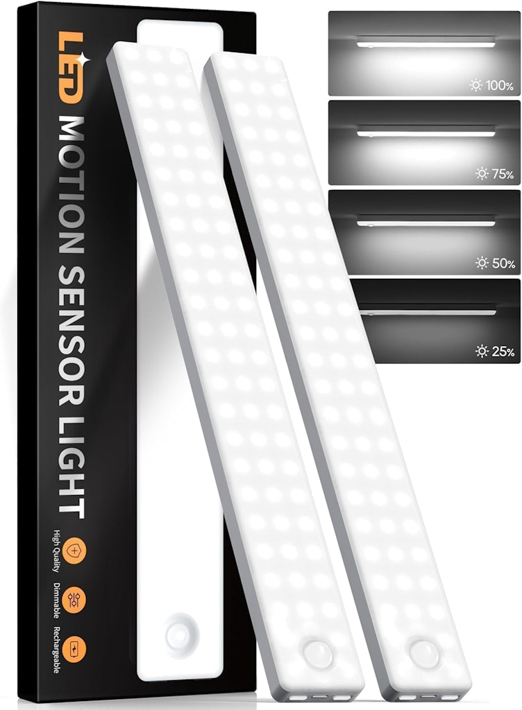 Motion Sensor Under Cabinet Lighting 2-Pack: $6.99 Motion Sensor Under Cabinet Lighting 2-Pack: $6.99