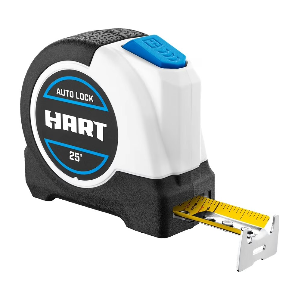 Hart 25-Foot Auto-Lock Tape Measure: $6.97 Hart 25-Foot Auto-Lock Tape Measure: $6.97