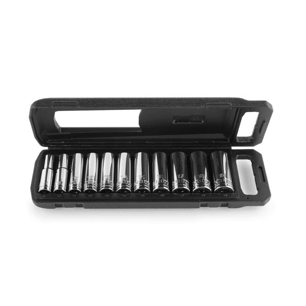 Hart 11-Piece 3/8" Drive Metric Deep Socket Set: $17.88 Hart 11-Piece 3/8" Drive Metric Deep Socket Set: $17.88