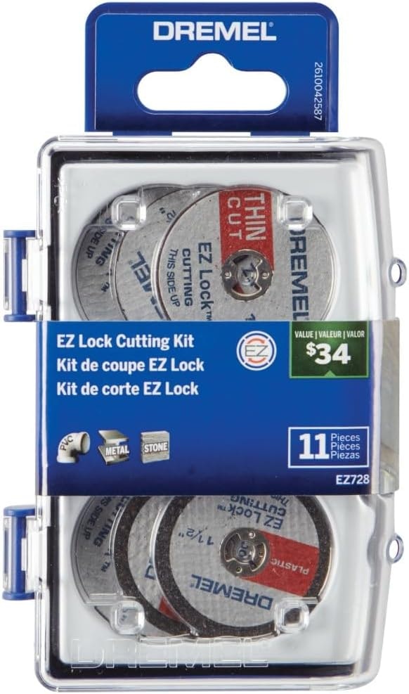 Dremel 11-Piece EZ Lock Cutting Accessory Micro Kit: $19